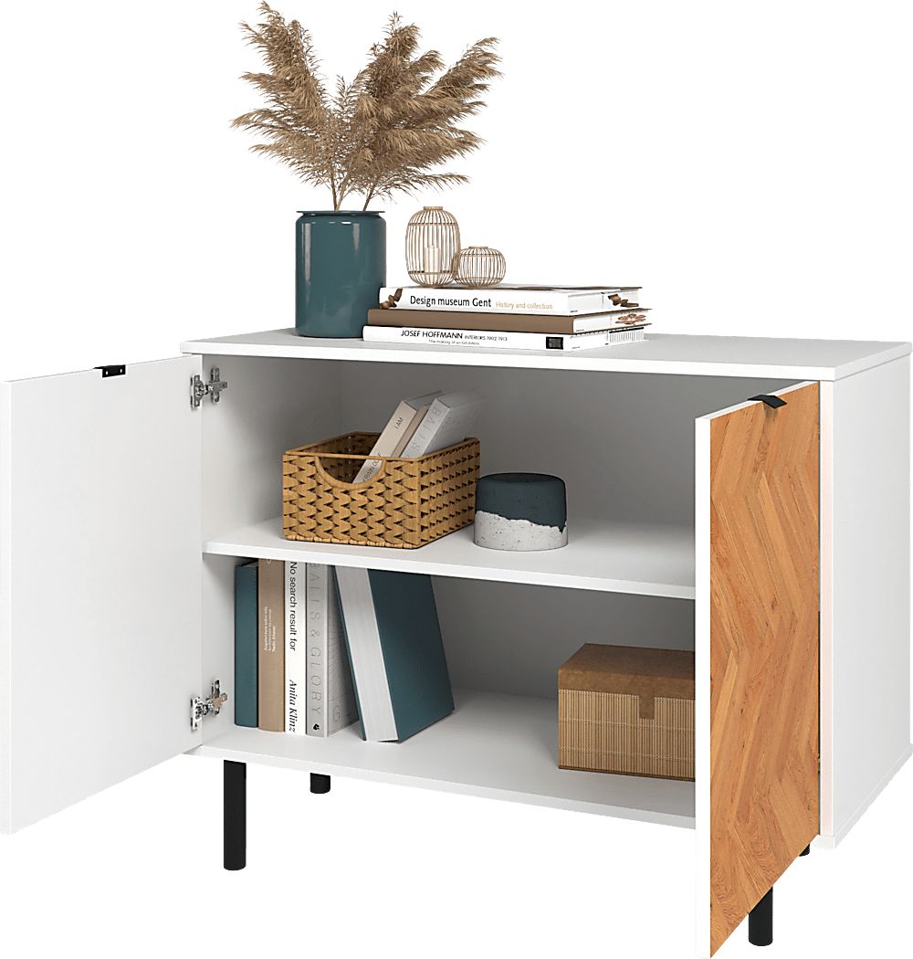 Airedale I White Accent Cabinet - Thumbnail 2