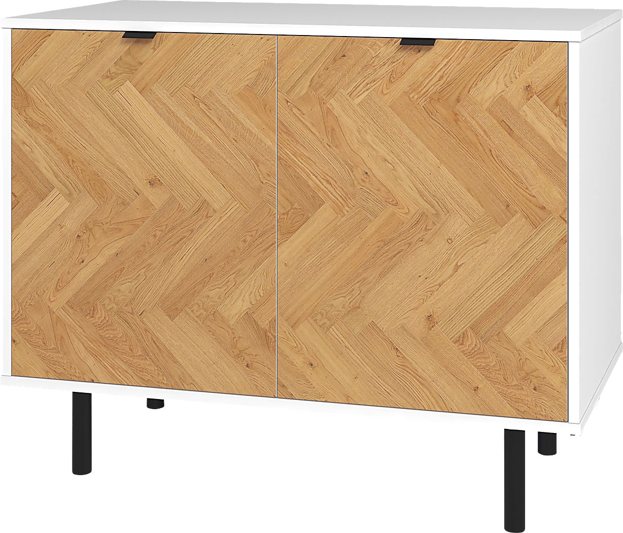 Airedale I White Accent Cabinet