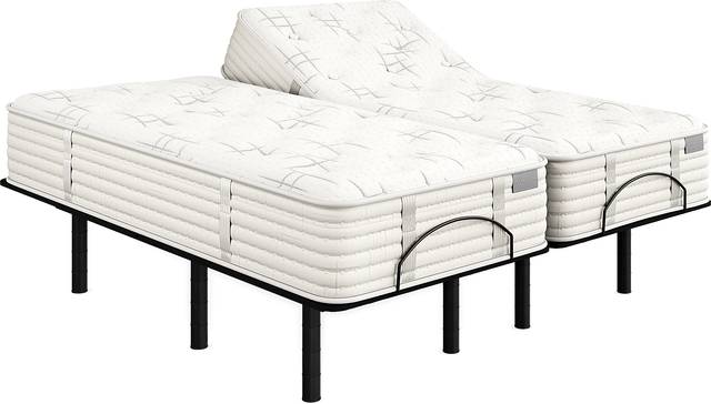 Aireloom Carmel Split King Mattress Set with Head Up Only Base - Thumbnail - Image 1