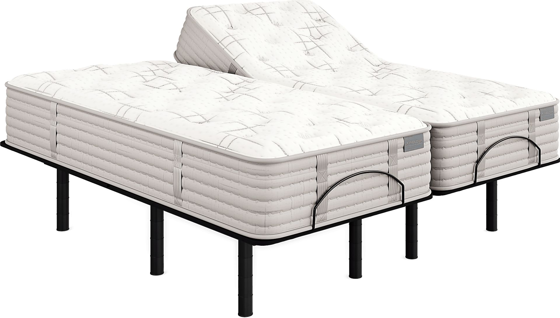 Aireloom Marin Split King Mattress Set with Head Up Only Base - Image 1