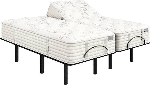 Aireloom Monterrey Split King Mattress Set with Head Up Only Base - Thumbnail - Image 2