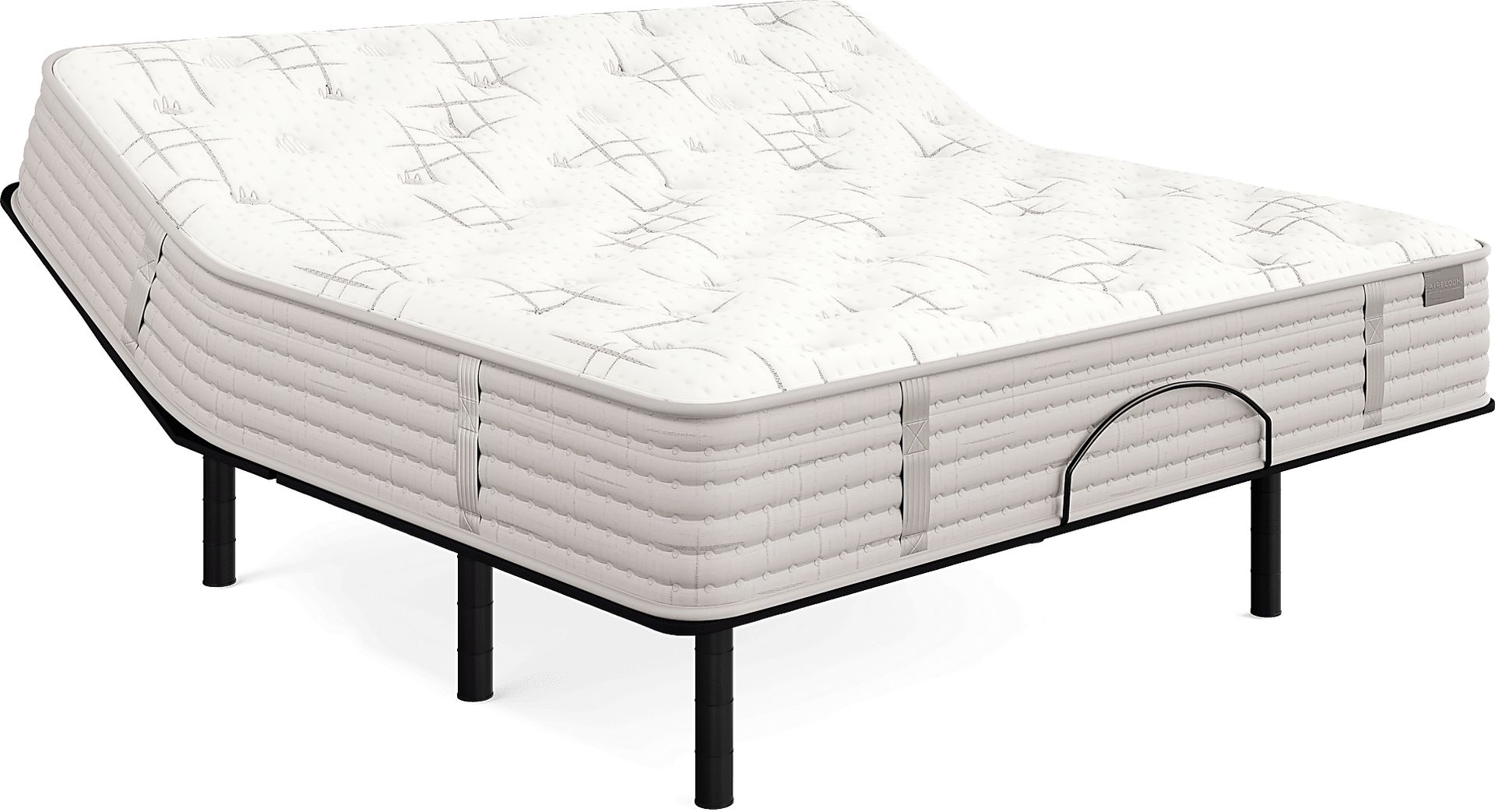 Aireloom Napa Valley King Mattress Set with Head Up Only Base - Image 1