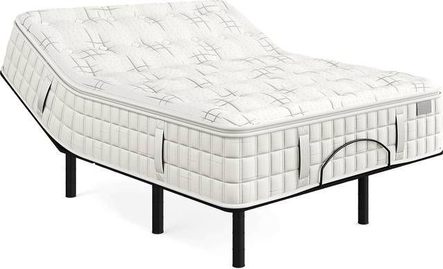 Aireloom Spanish Bay Queen Mattress Set with RTG-Sleep 3100 - Thumbnail - Image 1