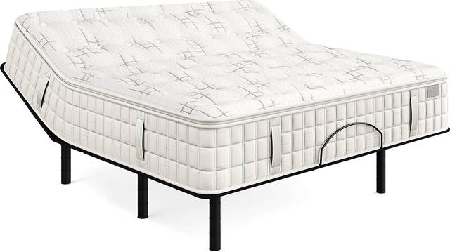 Aireloom Topanga Canyon King Mattress Set with Head Up Only Base - Thumbnail - Image 1