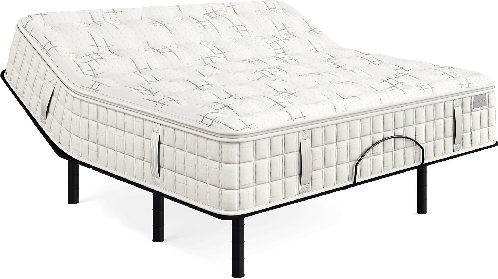 Aireloom Topanga Canyon King Mattress Set with Head Up Only Base - Image 1