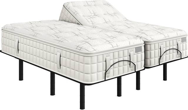 Aireloom Topanga Canyon Split King Mattress Set with Head Up Only Base - Thumbnail - Image 2