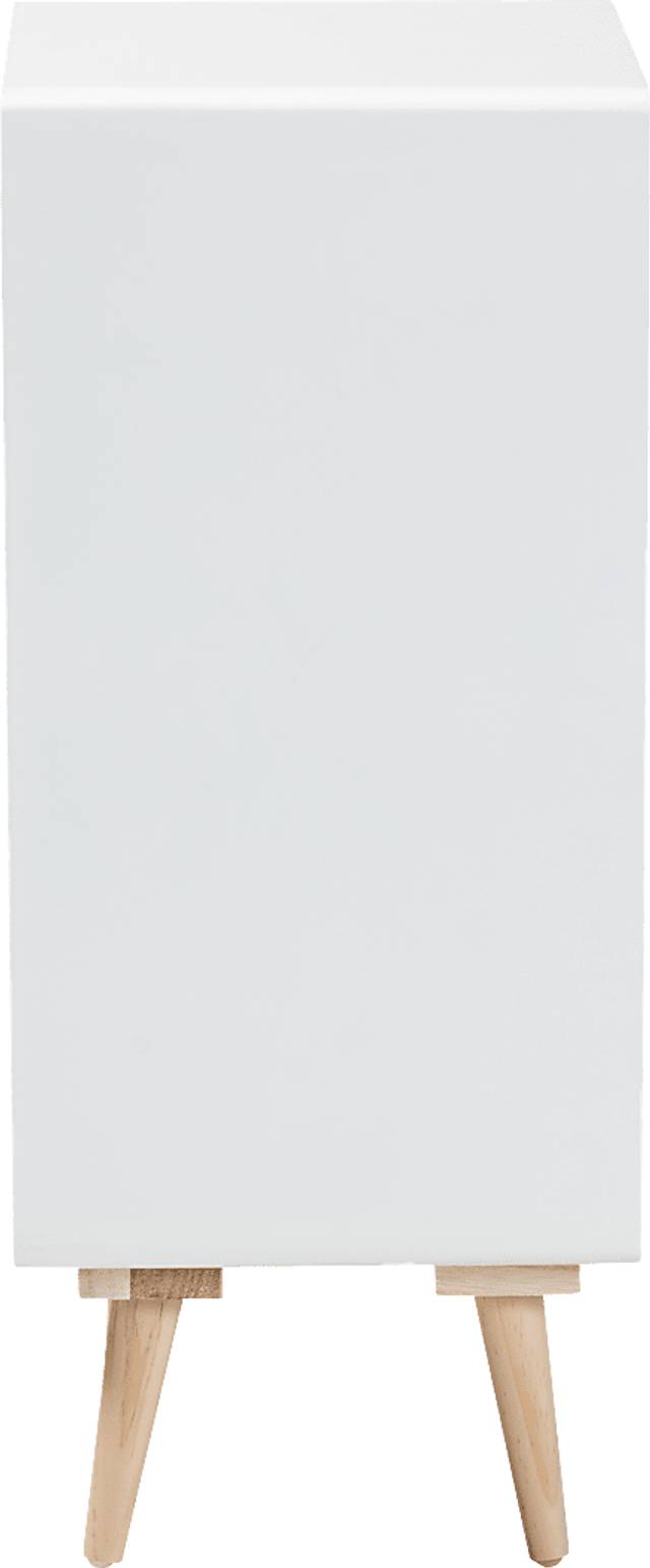 Airenne White Small Accent Cabinet - Thumbnail - Image 4