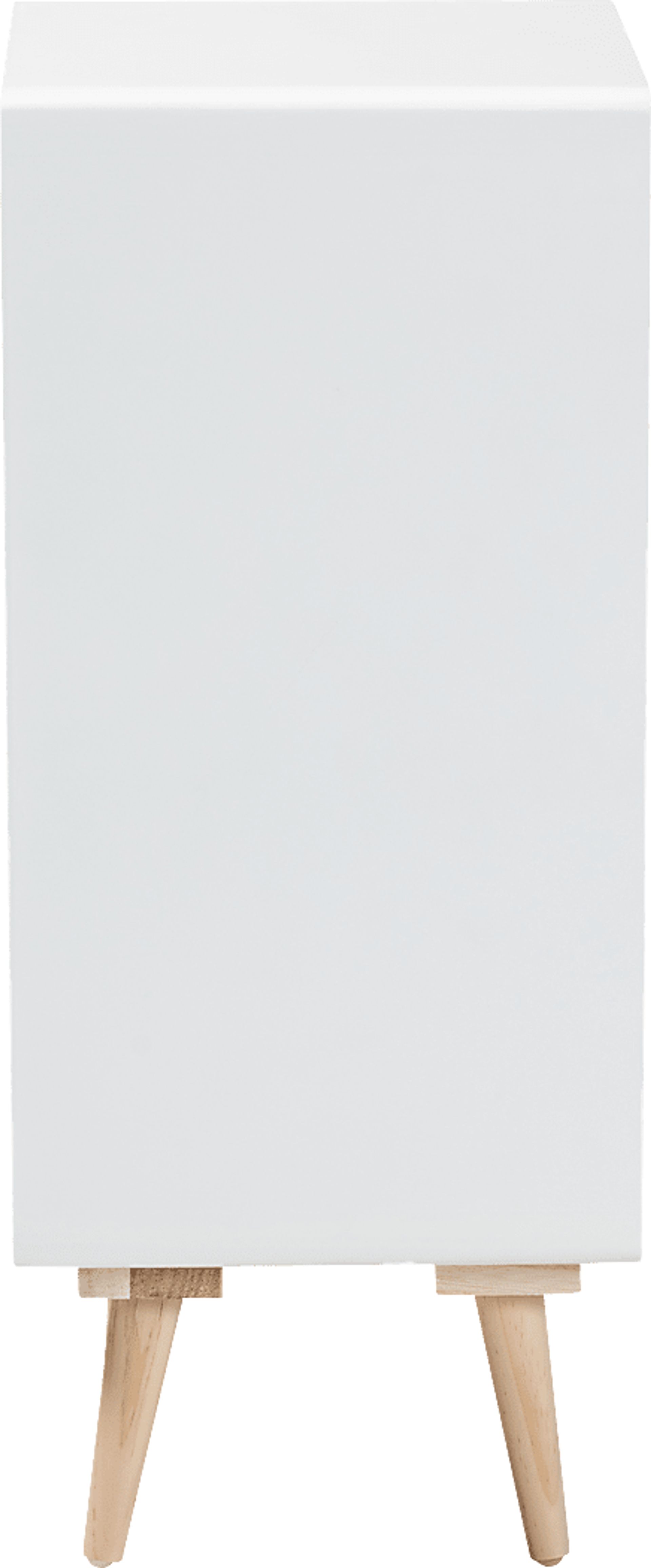 Airenne White Small Accent Cabinet - Image 4