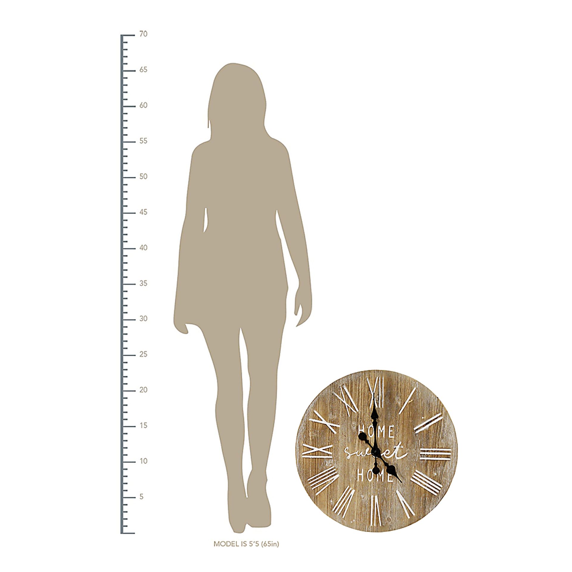 Airie Natural Clock - Image 2