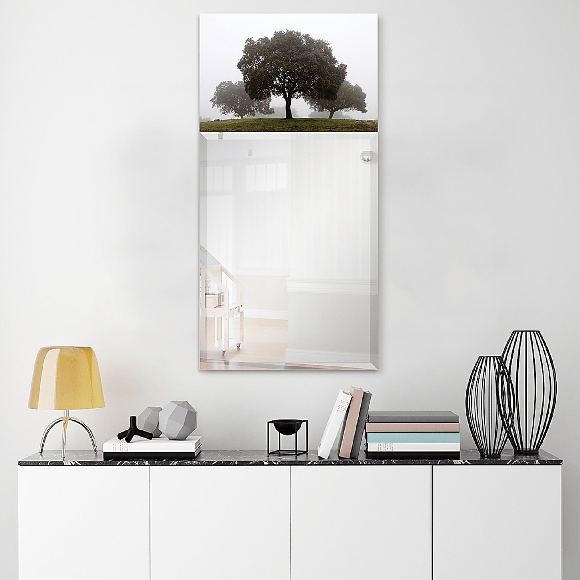 Airie's Forest Gray Mirror - Image 4