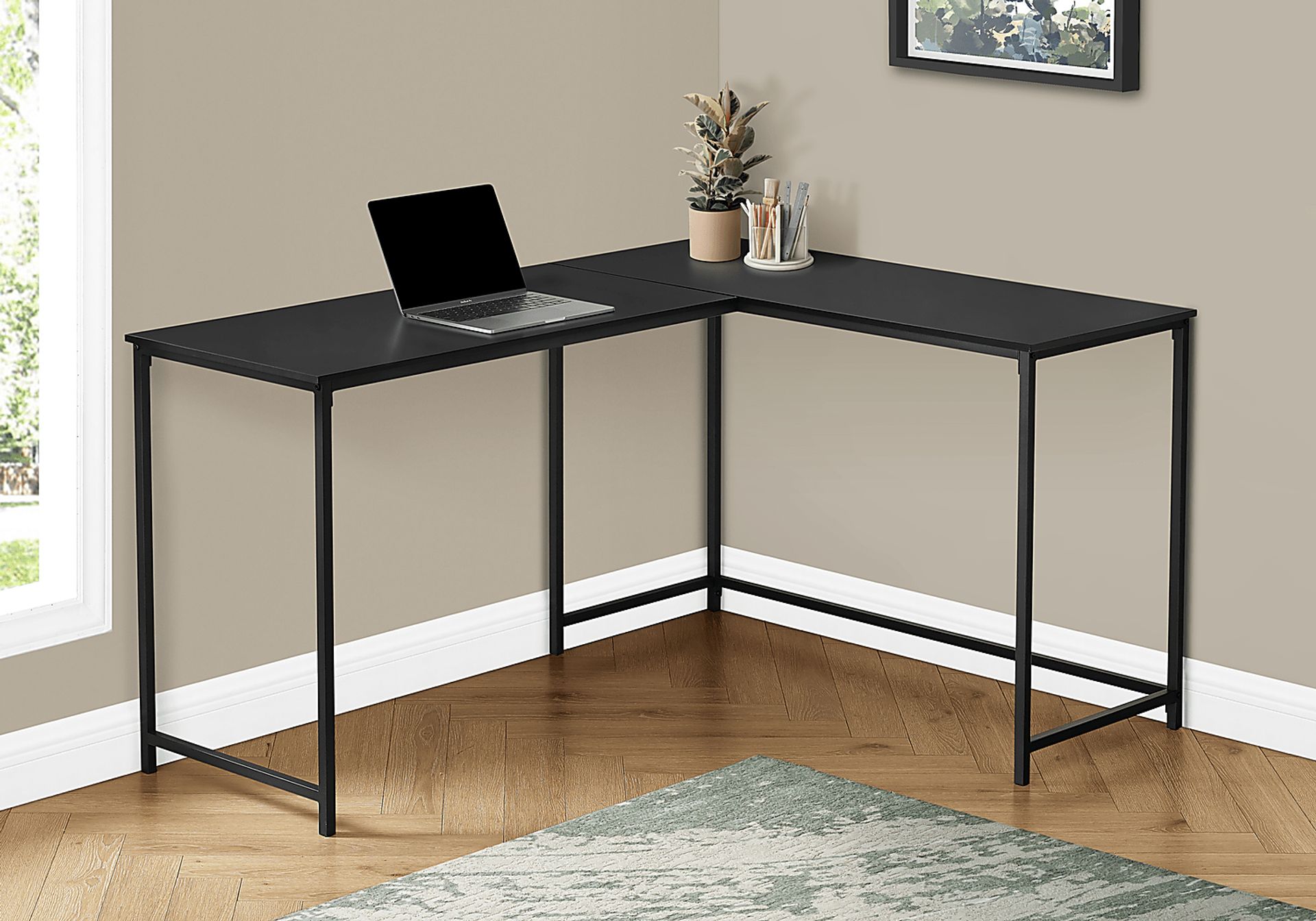 Airleigh Black Desk - Image 2