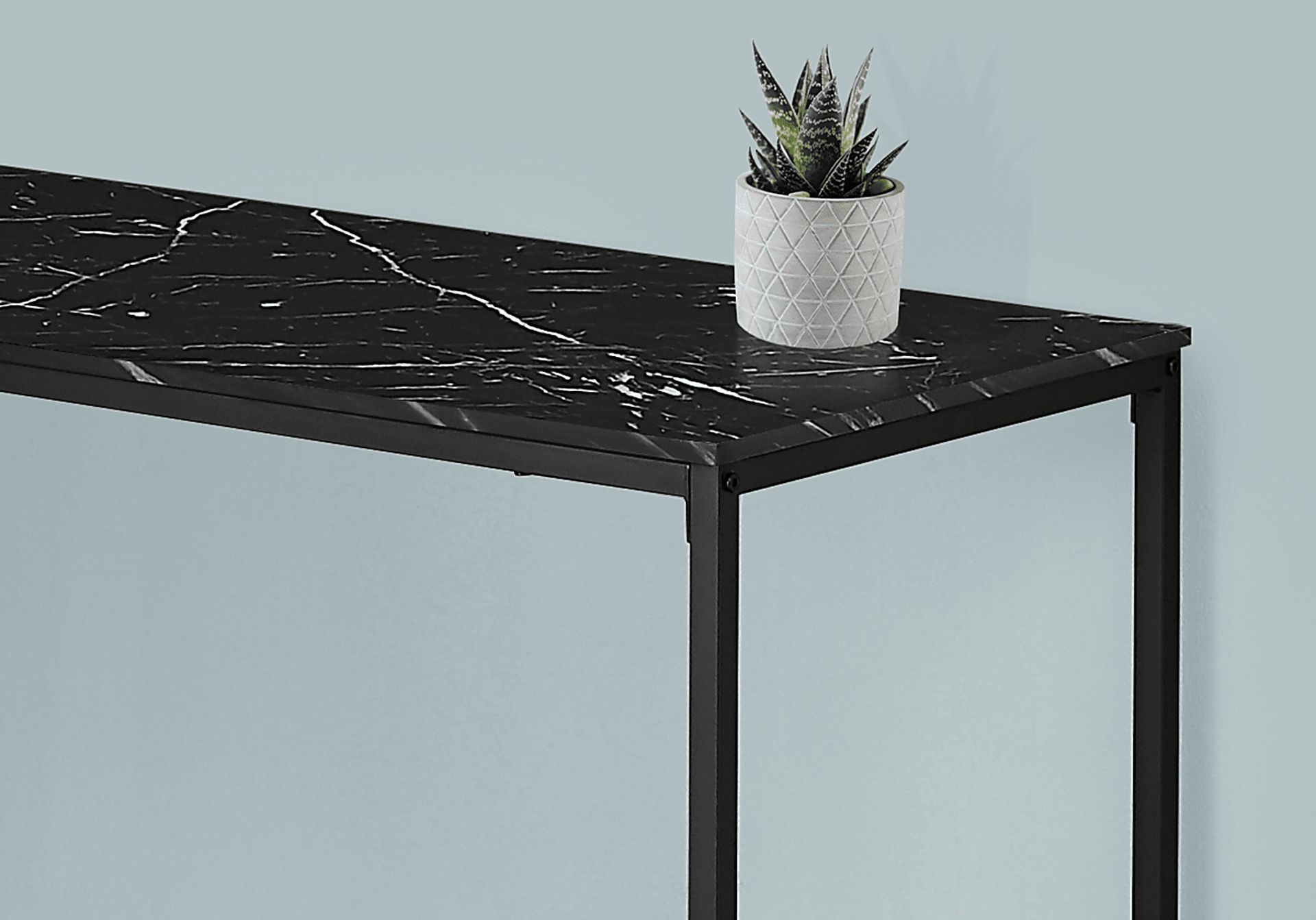 Airleigh Black Marble Desk - Image 3