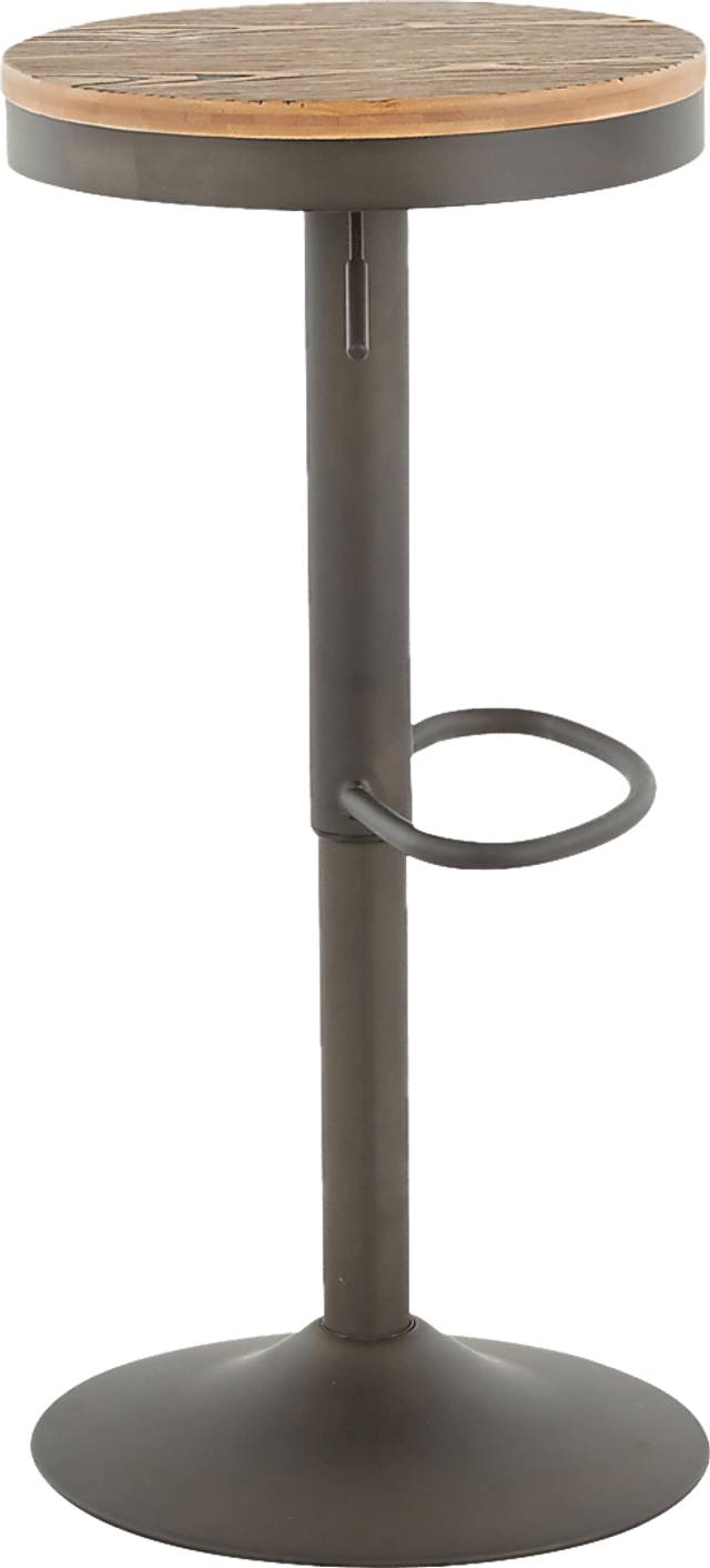Airwood Brown Adjustable Barstool, Set of 2 - Thumbnail - Image 3