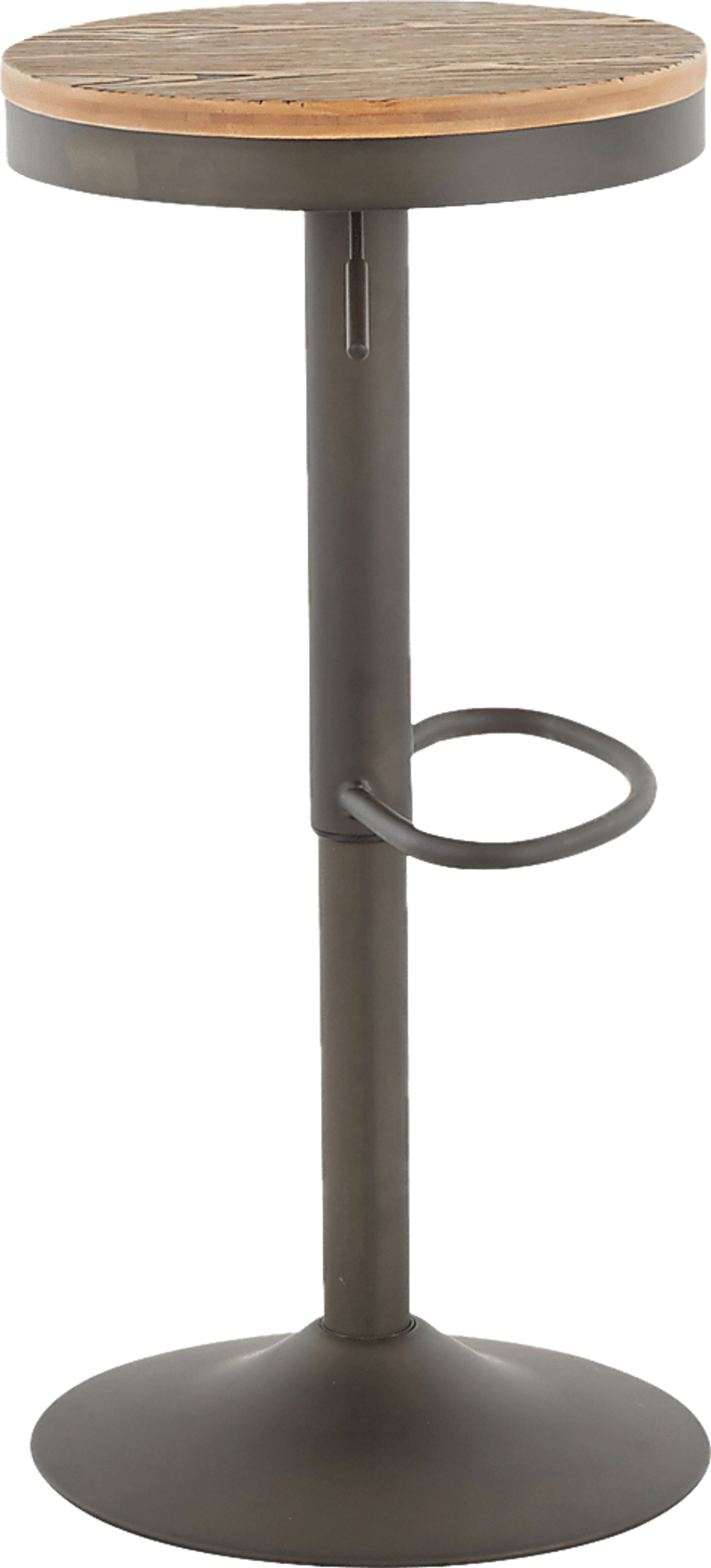 Airwood Brown Adjustable Barstool, Set of 2 - Image 3