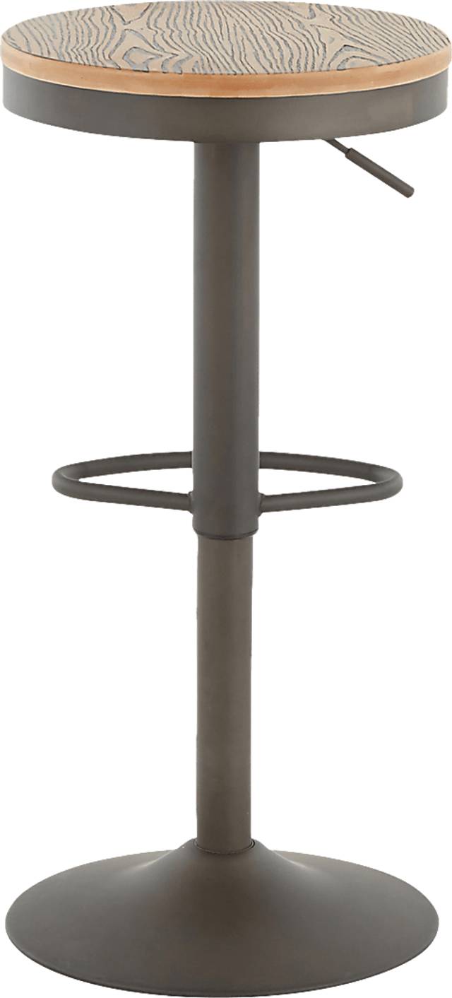 Airwood Brown Adjustable Barstool, Set of 2 - Thumbnail - Image 5