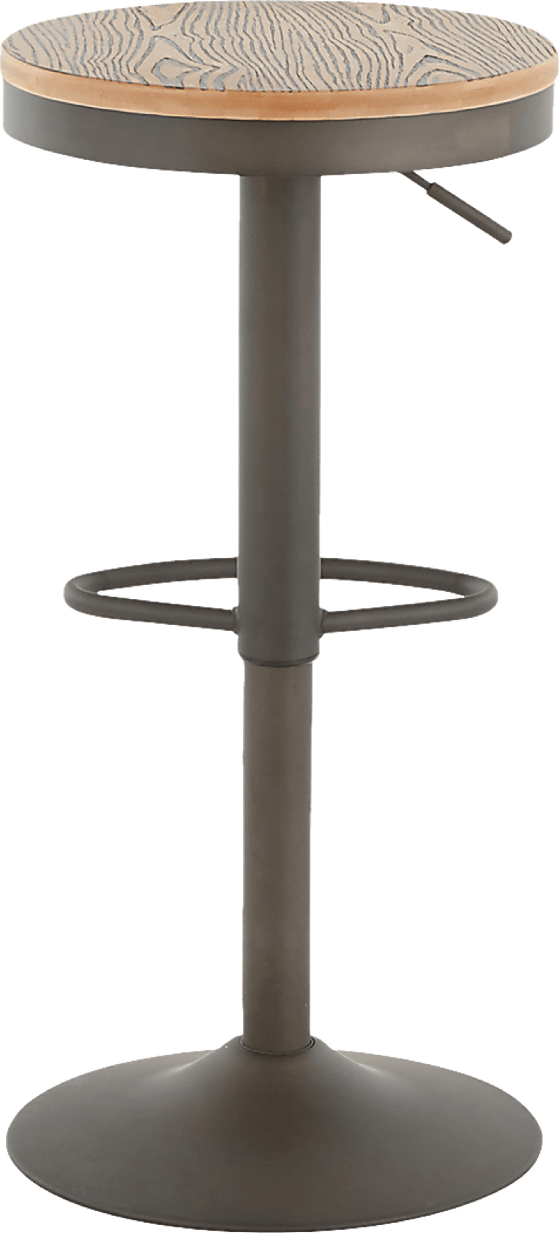 Airwood Brown Adjustable Barstool, Set of 2 - Image 5