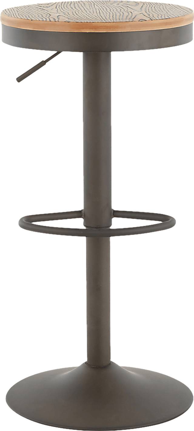 Airwood Brown Adjustable Barstool, Set of 2 - Thumbnail - Image 6
