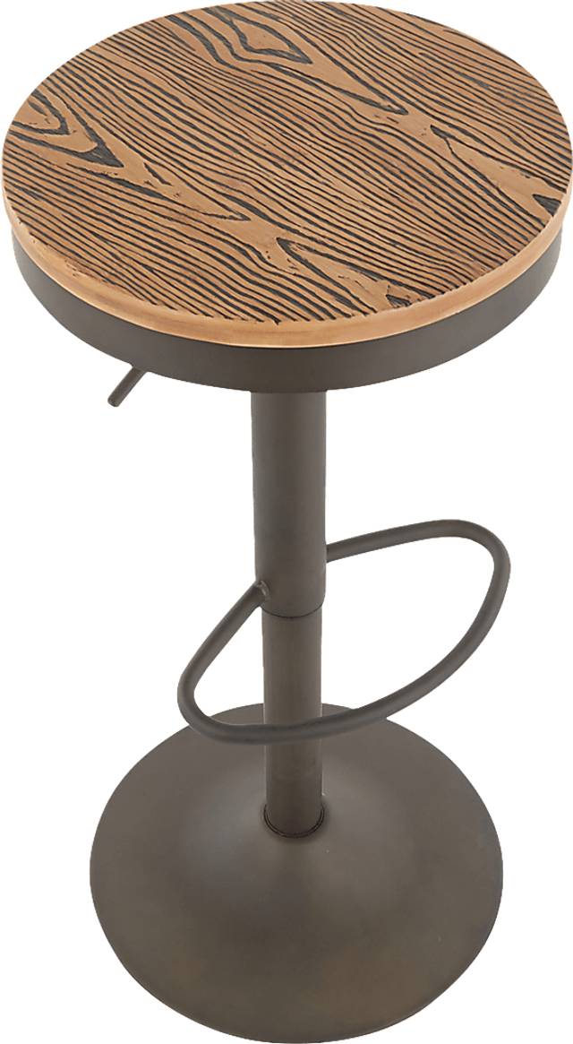 Airwood Brown Adjustable Barstool, Set of 2 - Thumbnail - Image 7