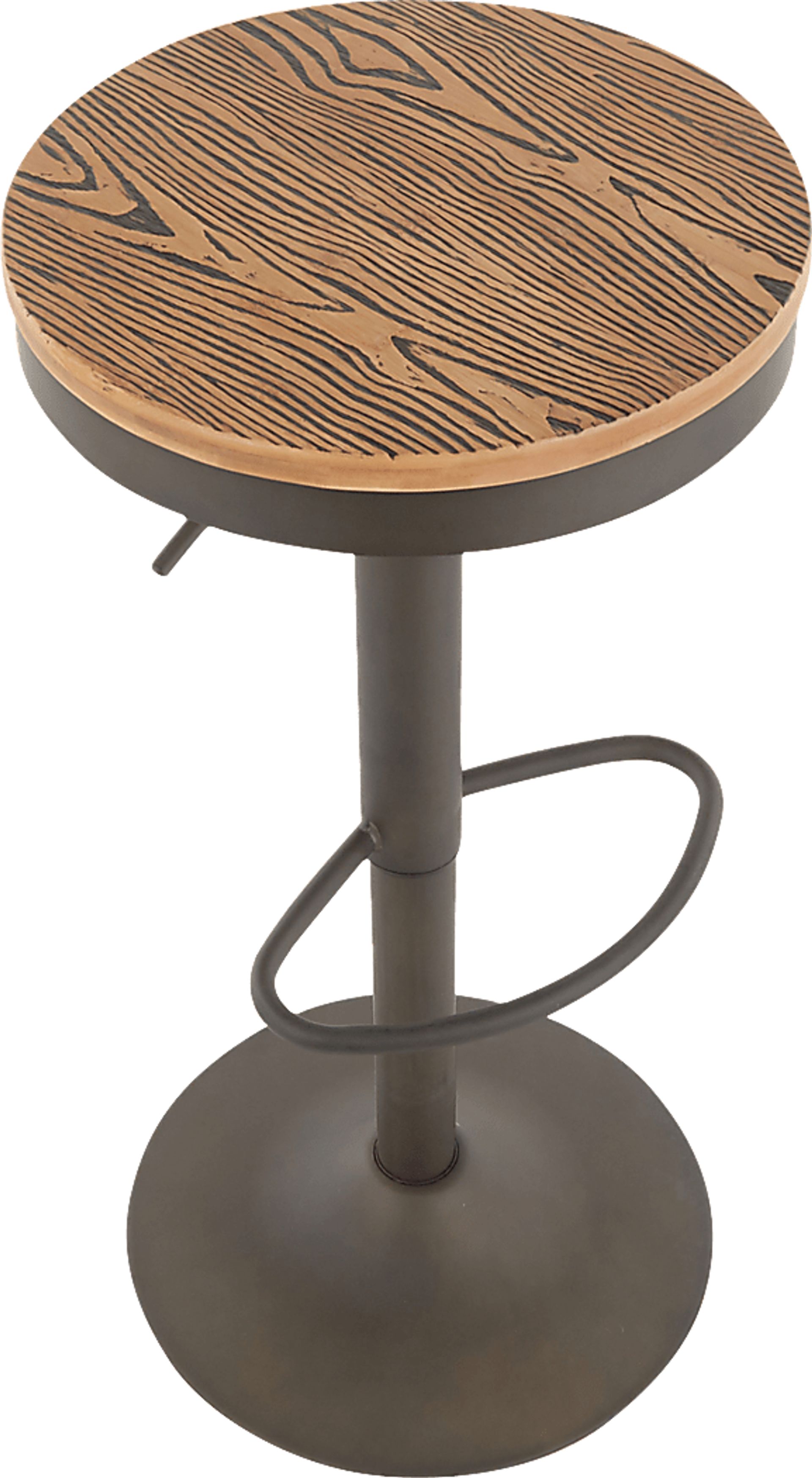 Airwood Brown Adjustable Barstool, Set of 2 - Image 7