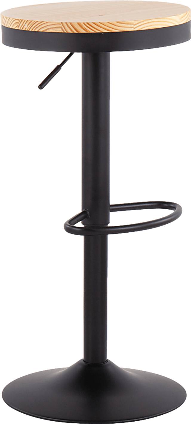 Airwood Natural Barstool, Set of 2 - Thumbnail - Image 2