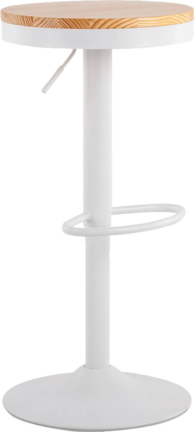 Airwood White Barstool, Set of 2 - Thumbnail - Image 2