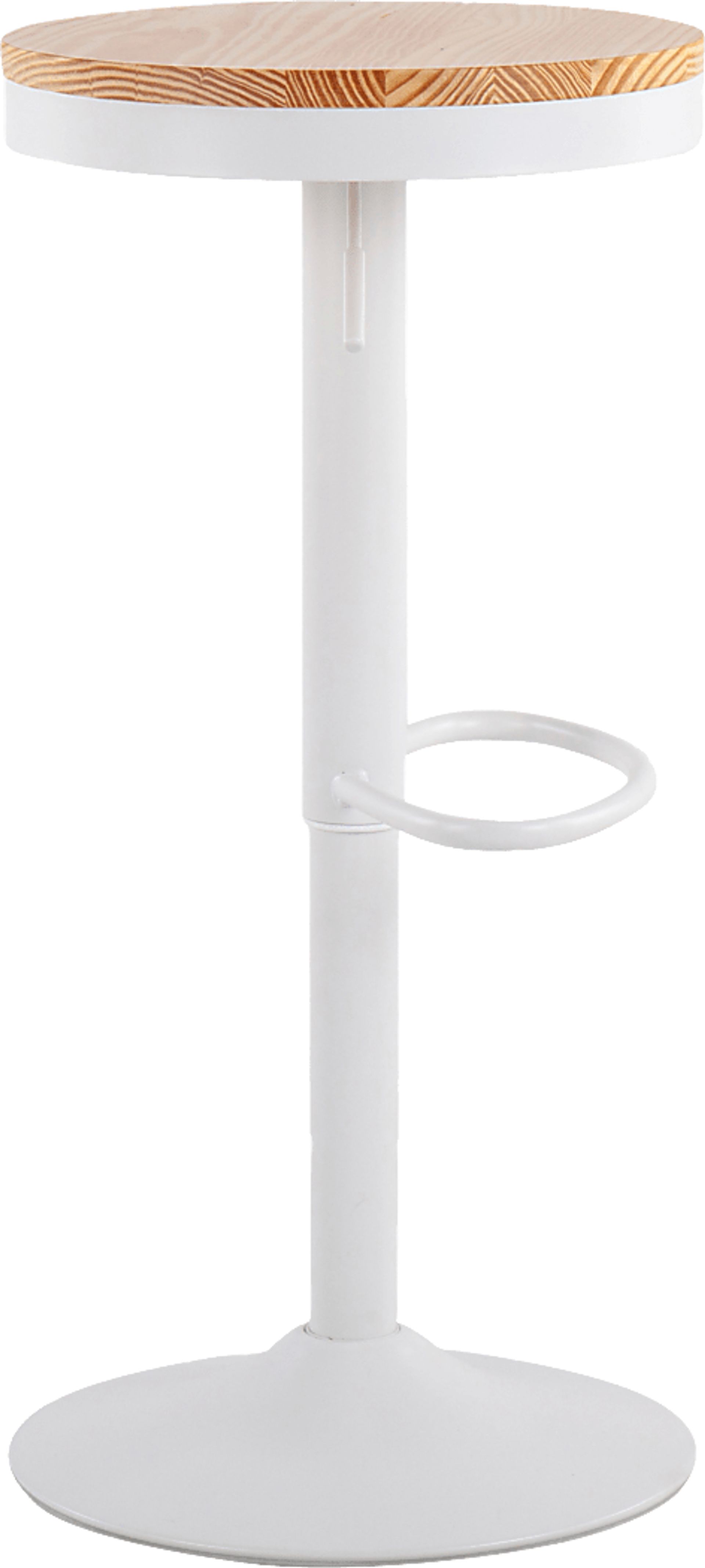 Airwood White Barstool, Set of 2 - Image 3