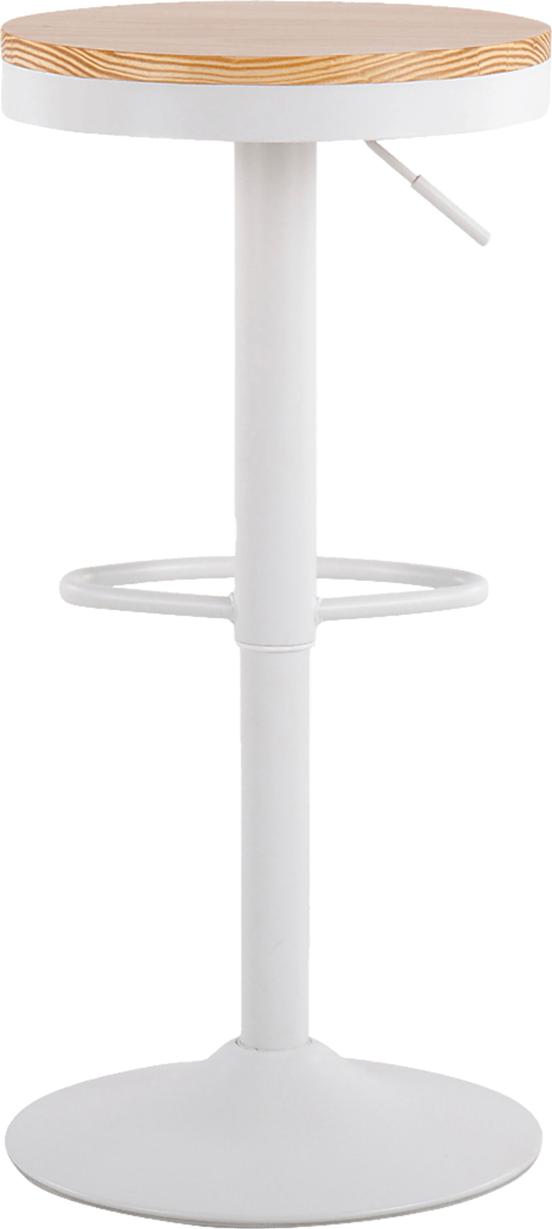 Airwood White Barstool, Set of 2 - Image 5