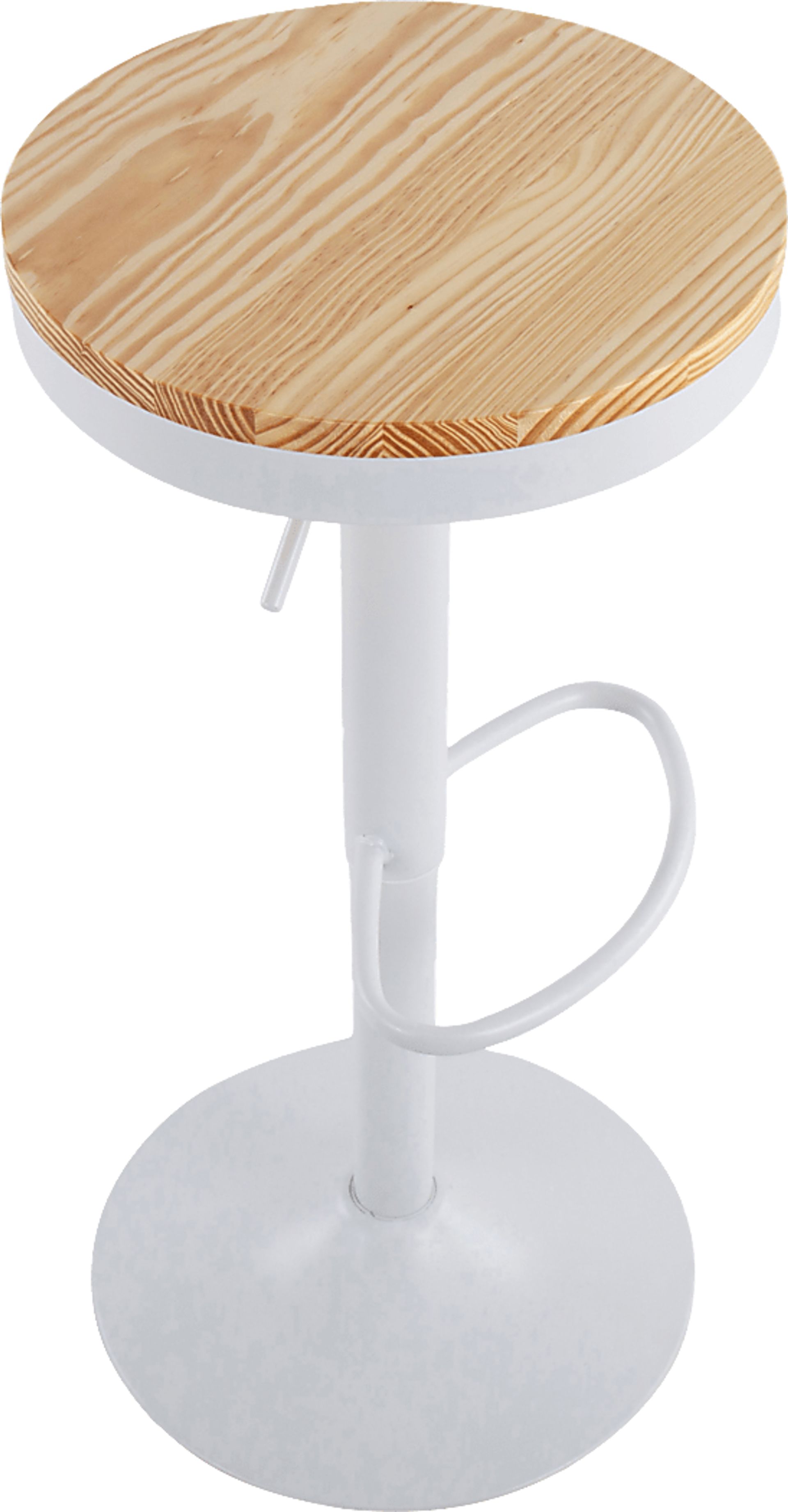 Airwood White Barstool, Set of 2 - Image 7