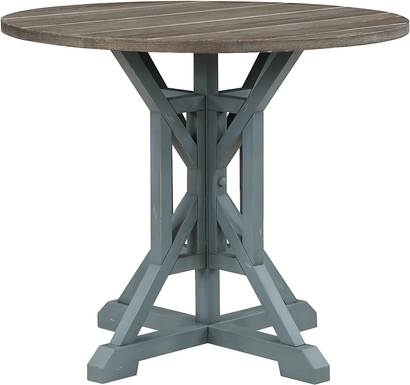 Airymeadows Blue Counter Height Dining Table