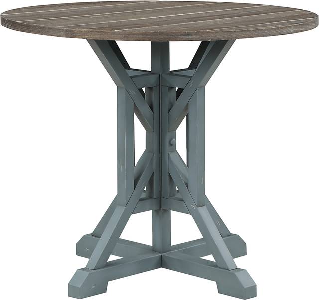 Airymeadows Blue Counter Height Dining Table - Thumbnail - Image 1
