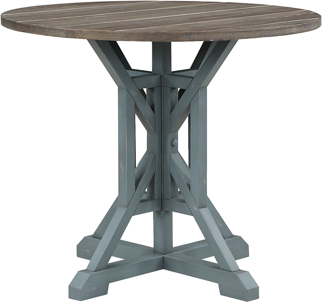 Airymeadows Blue Counter Height Dining Table