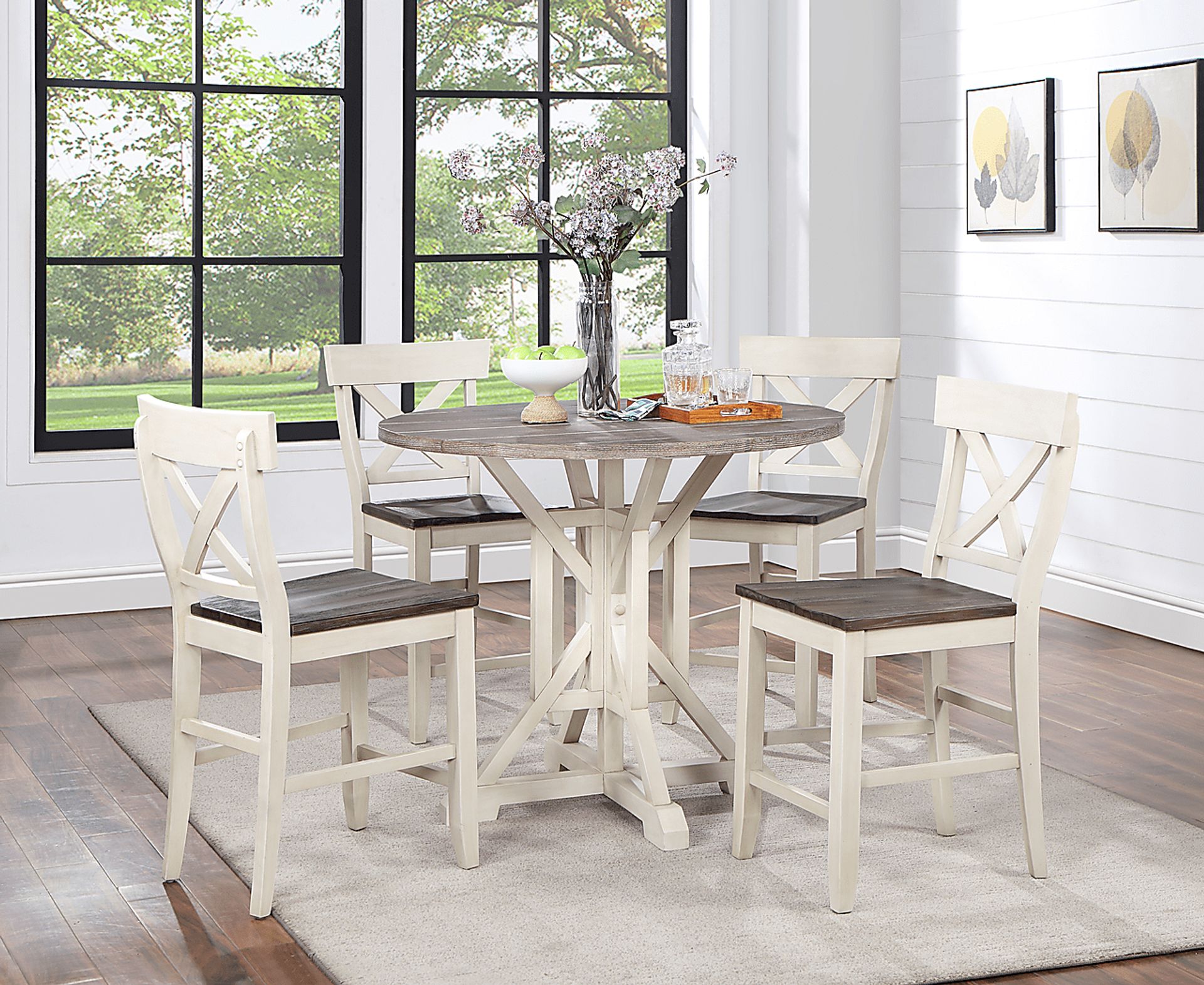 Airymeadows Cream Counter Height Dining Table - Image 6