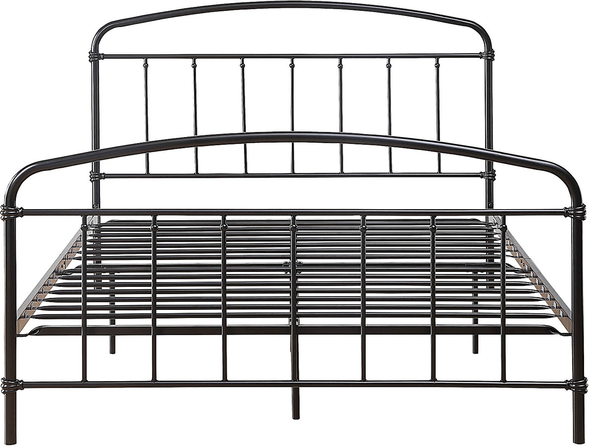 Airymont Black Queen Platform Bed - Image 3