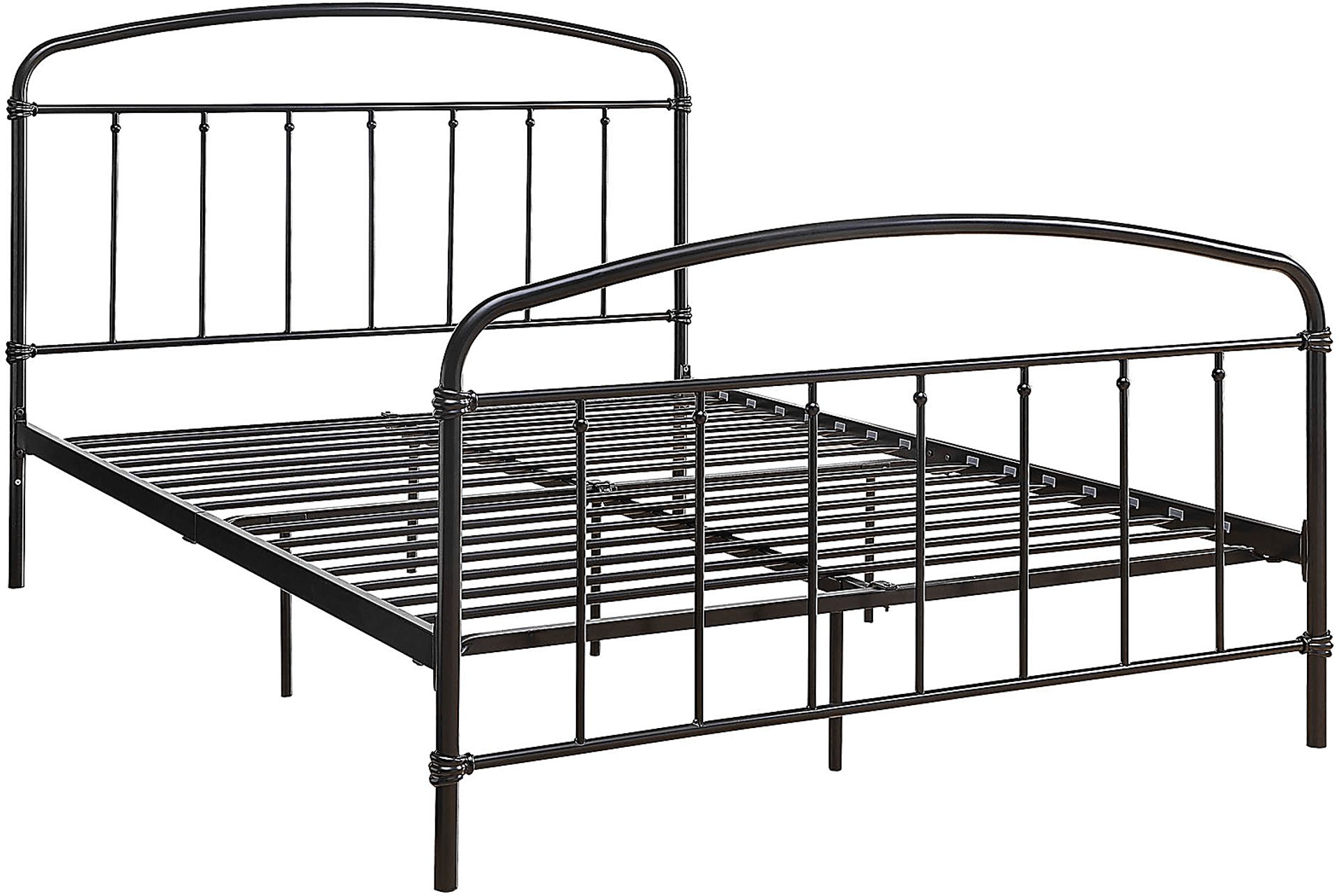 Airymont Black Queen Platform Bed - Image 5