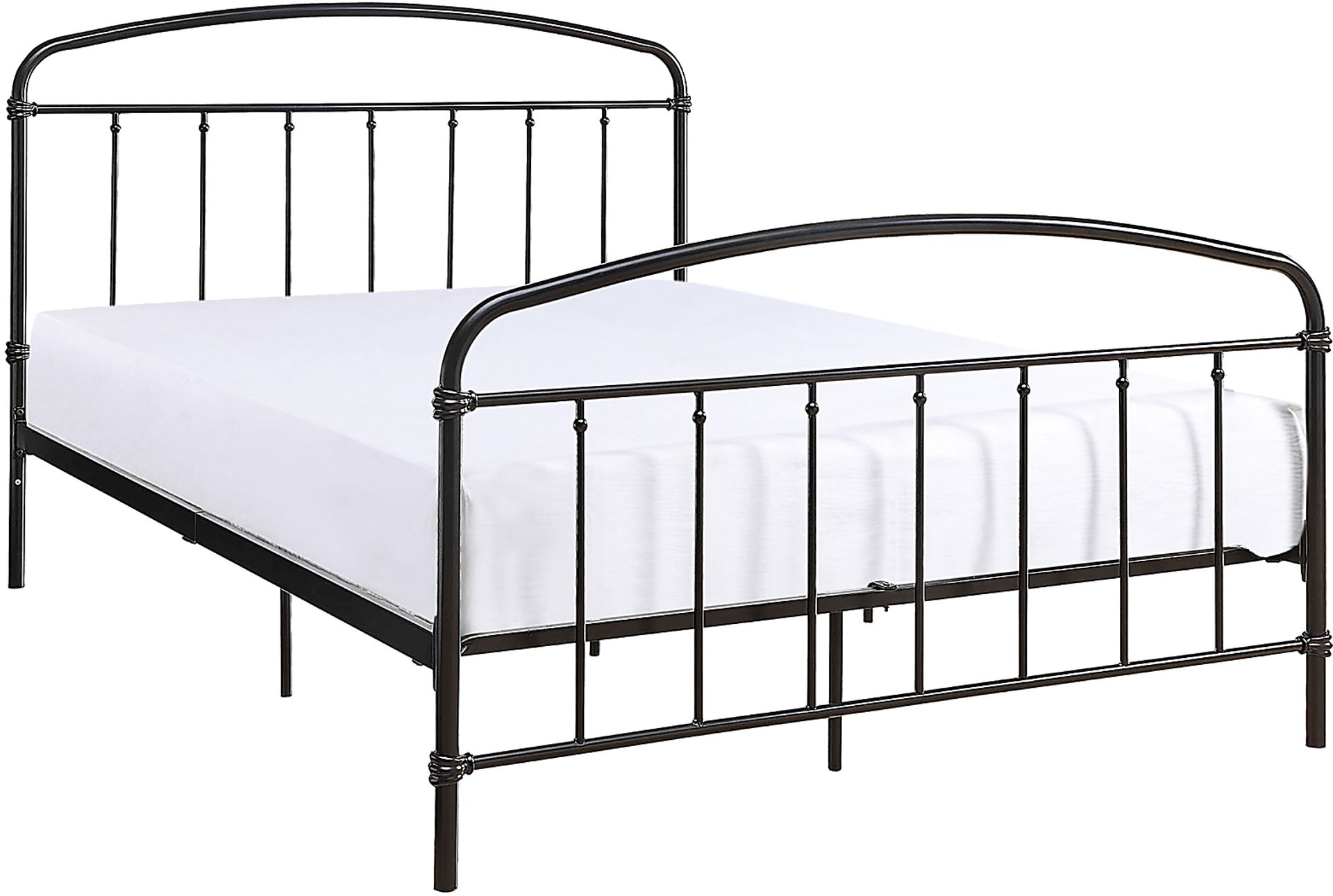 Airymont Black Queen Platform Bed - Image 1
