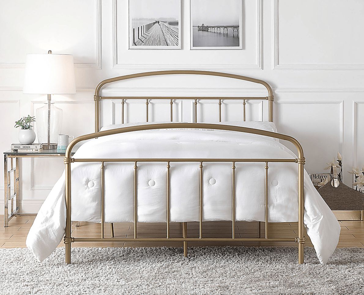 Airymont Gold Full Platform Bed - Rooms To Go