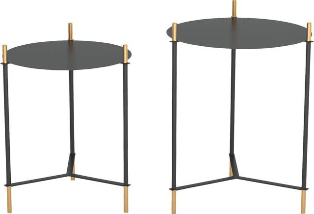 Aislinn Black Nesting Tables, Set of 2 - Thumbnail - Image 3