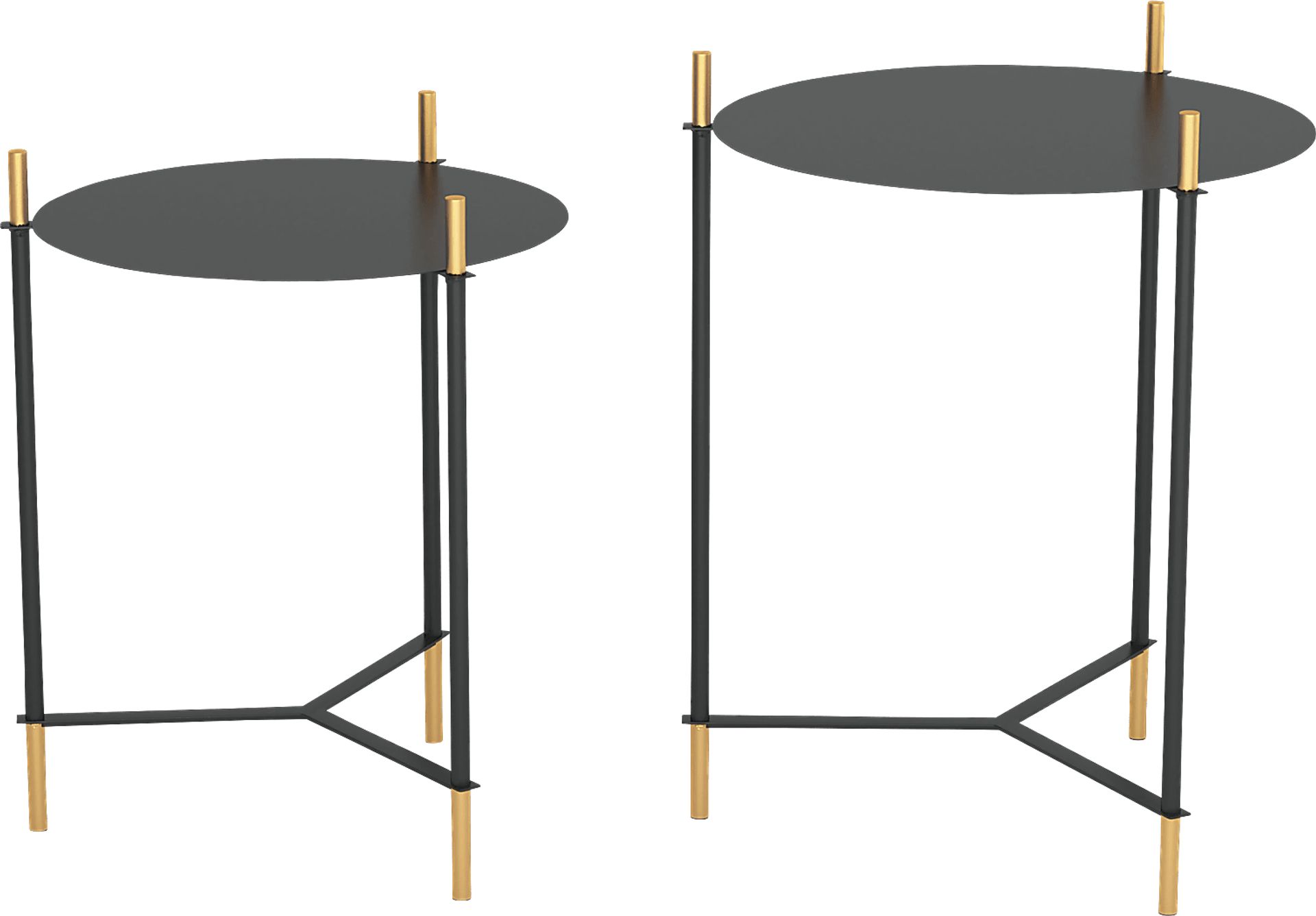 Aislinn Black Nesting Tables, Set of 2 - Image 4