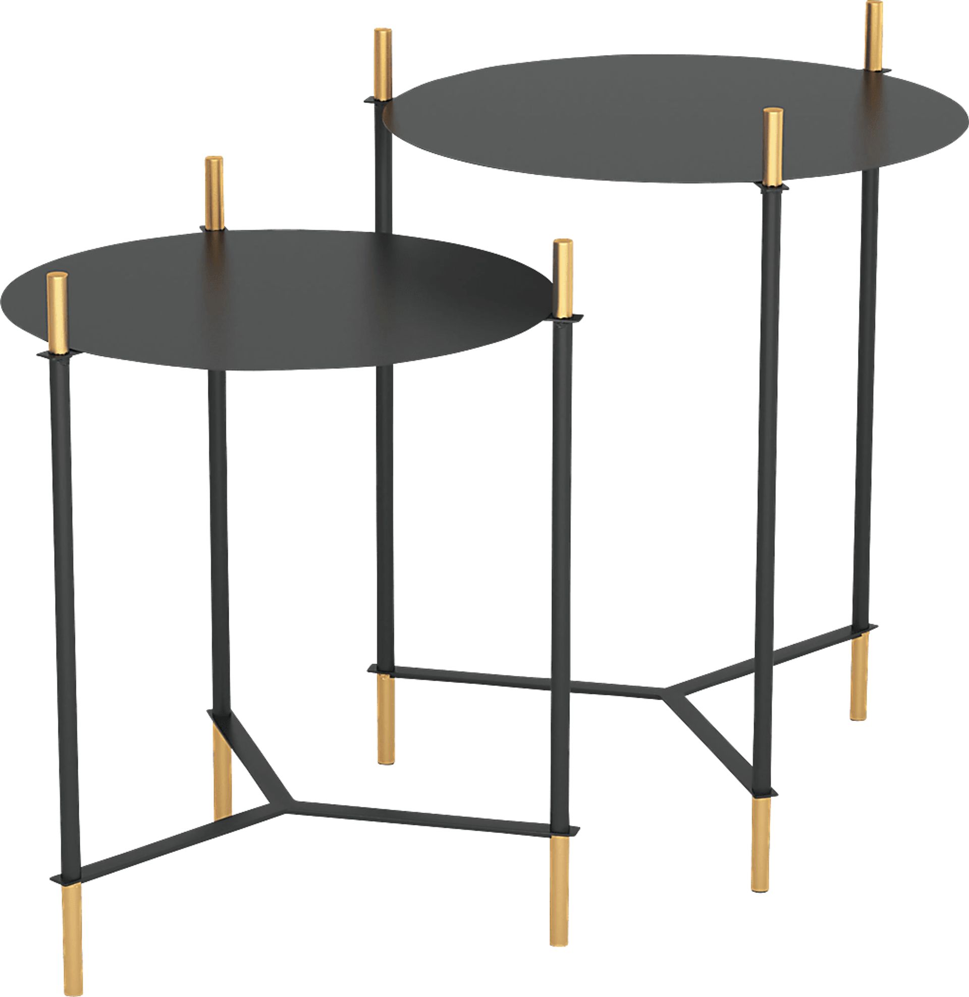Aislinn Black Nesting Tables, Set of 2 - Image 5