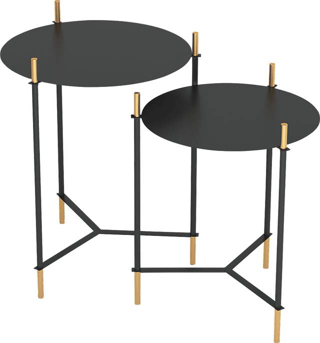 Aislinn Black Nesting Tables, Set of 2 - Thumbnail - Image 6