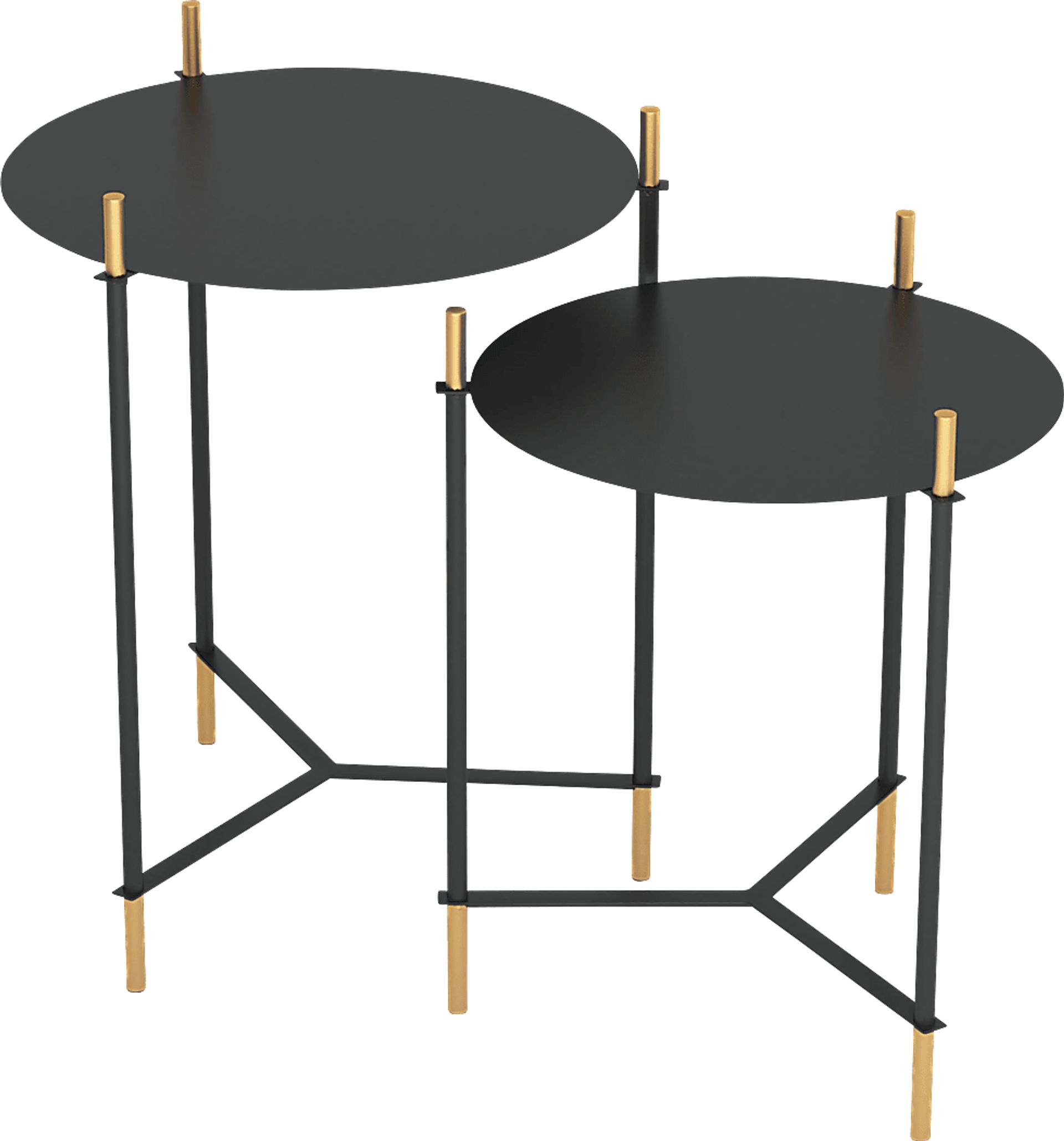 Aislinn Black Nesting Tables, Set of 2 - Image 6