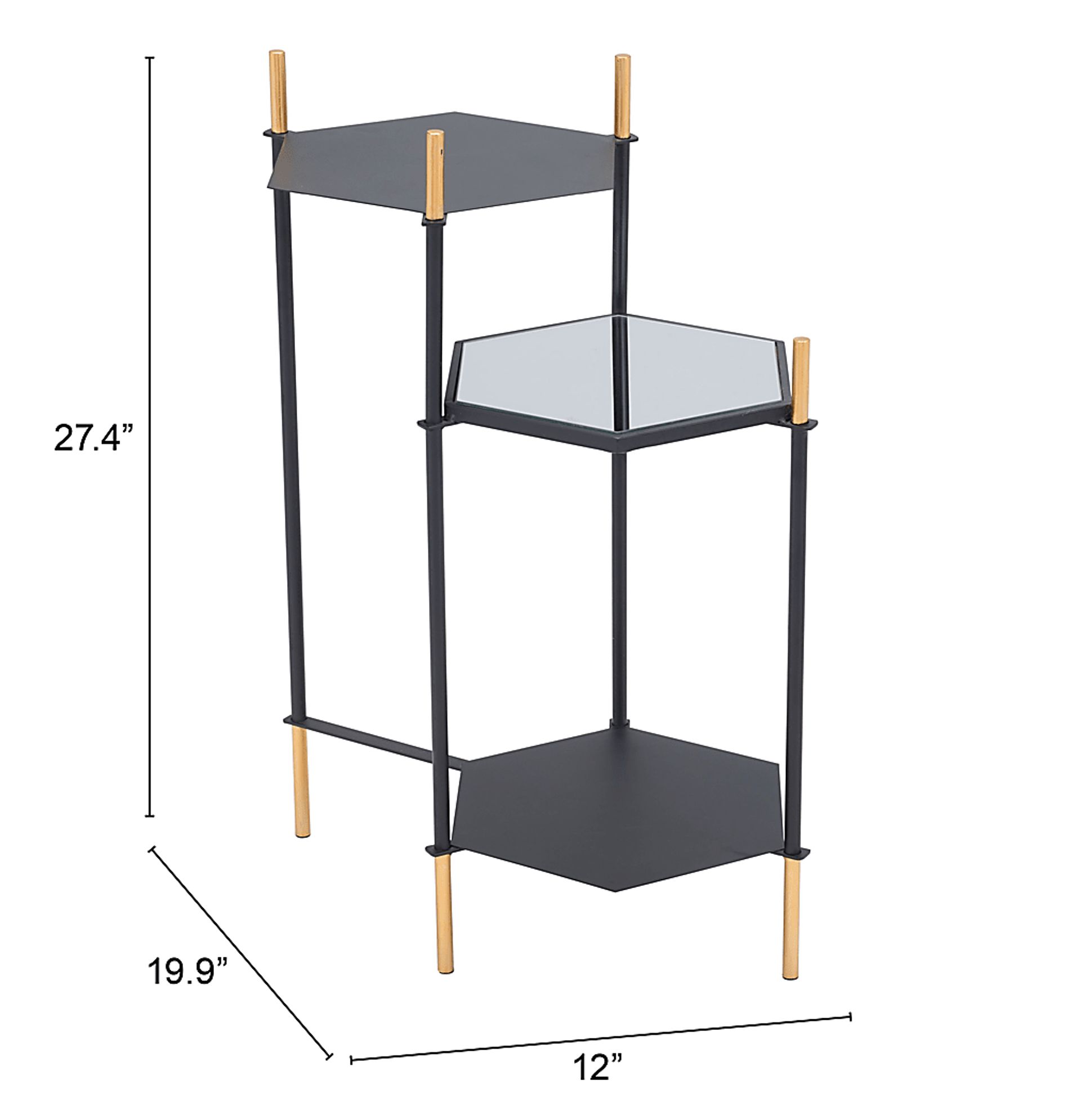 Aislinn Black Side Table - Image 7