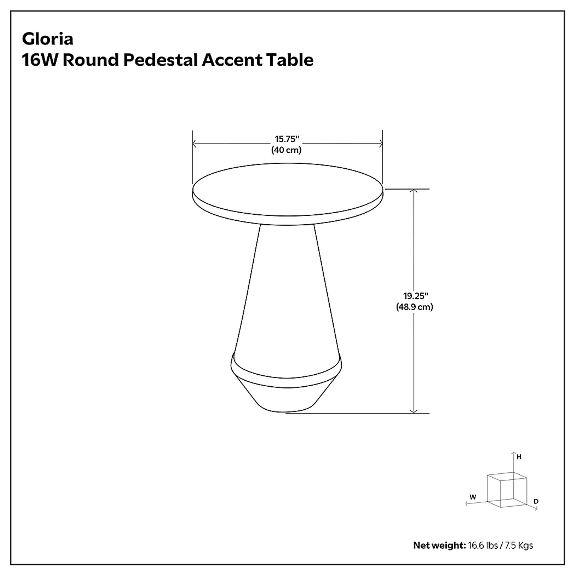 Aissata Gray Side Table - Image 9