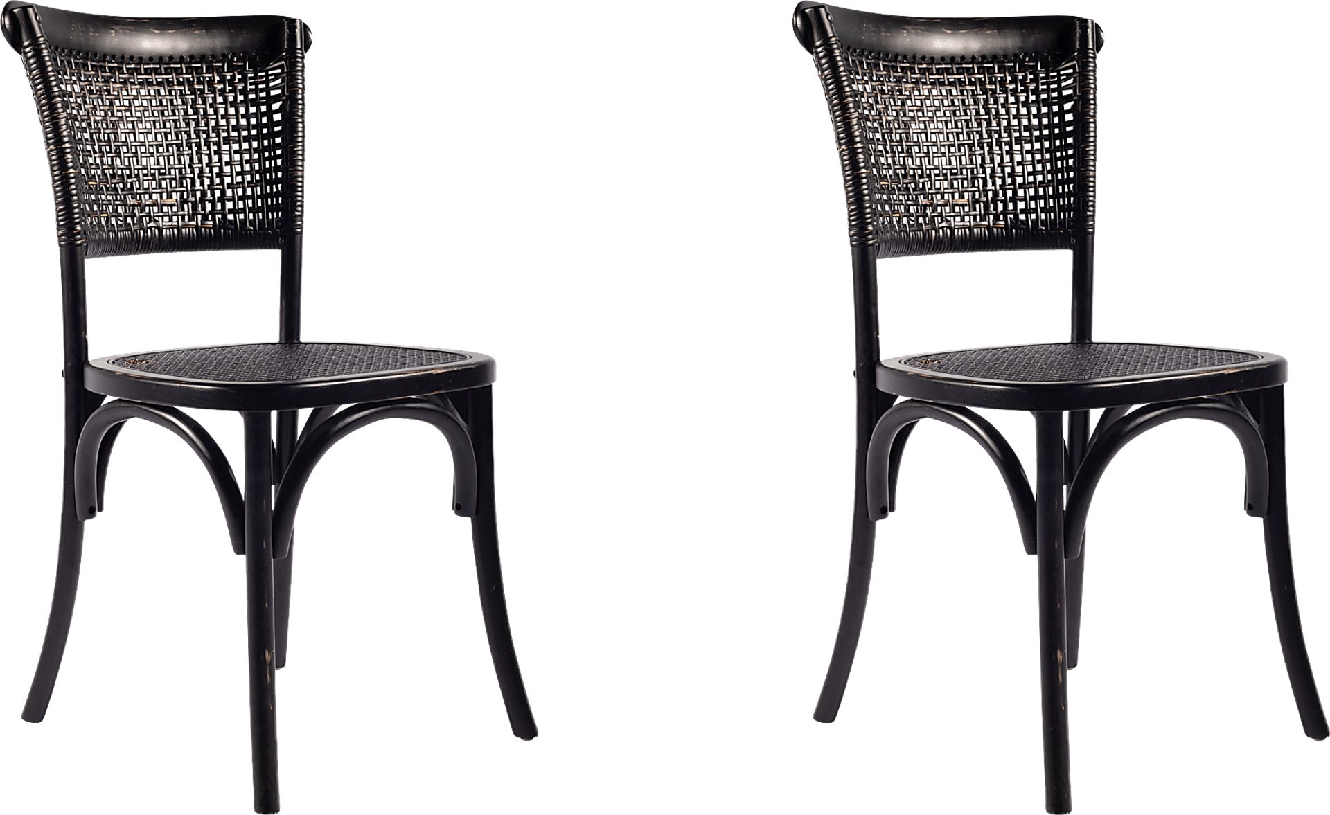 Aitken Black Side Chair, Set of 2 - Image 1