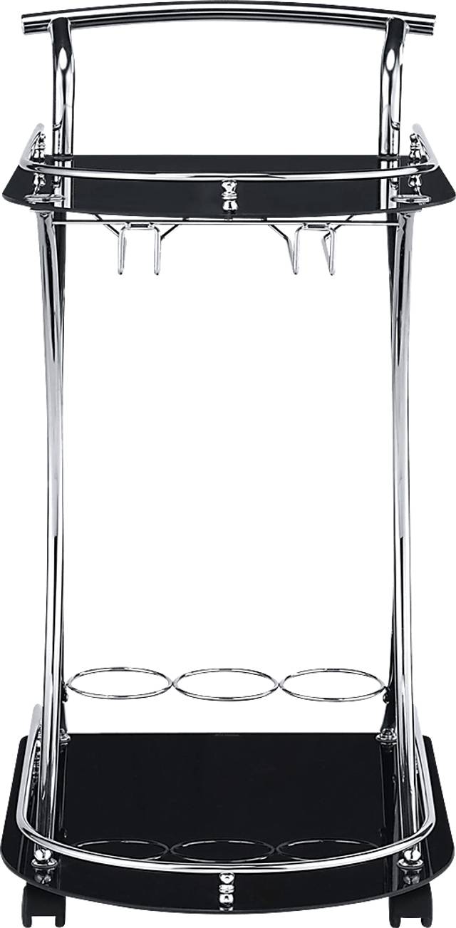 Akahi Black Bar Cart - Thumbnail - Image 2