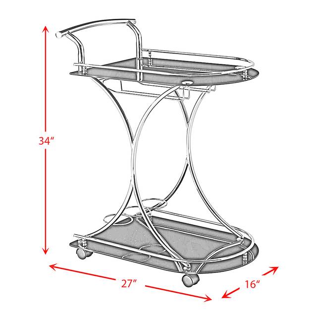 Akahi Black Bar Cart - Thumbnail - Image 10