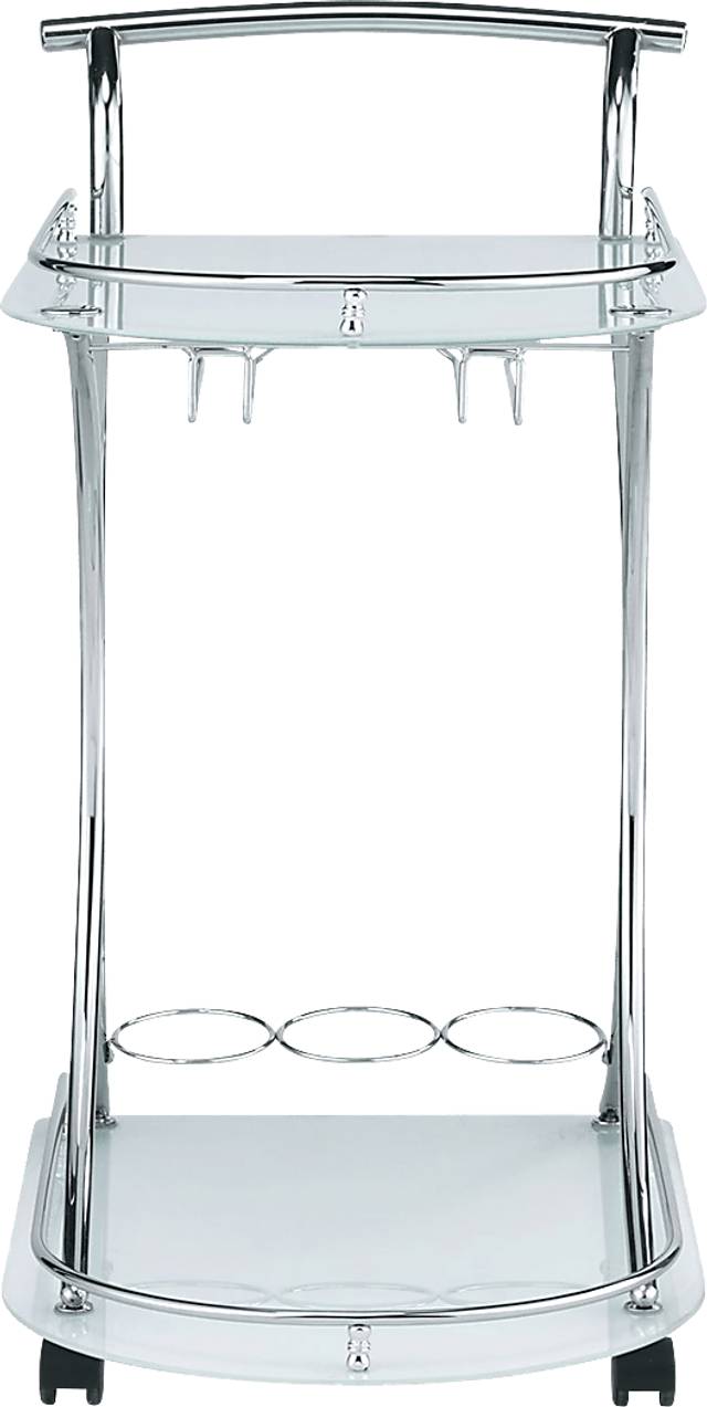 Akahi White Bar Cart - Thumbnail - Image 2