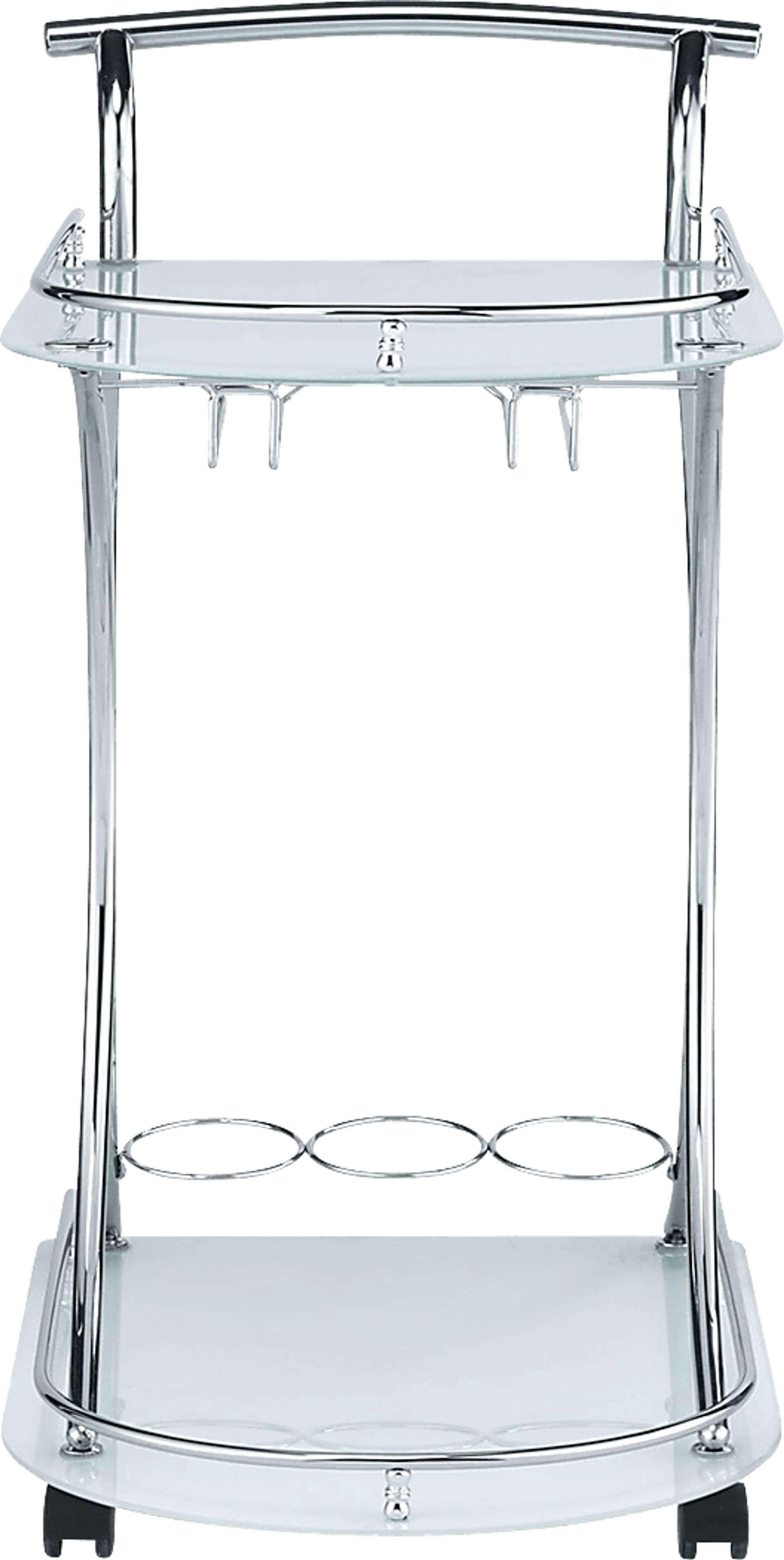 Akahi White Bar Cart - Image 2