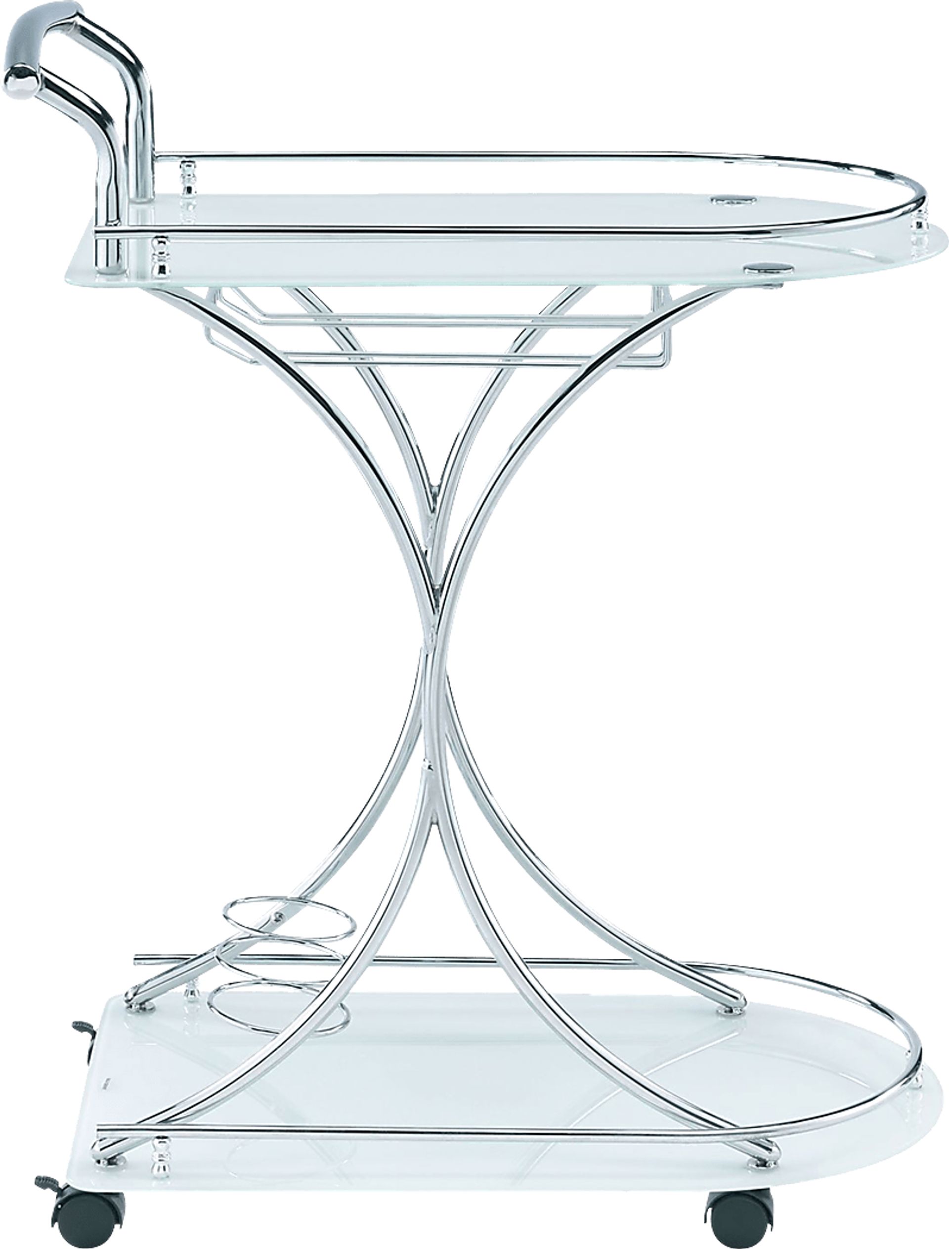 Akahi White Bar Cart - Image 3