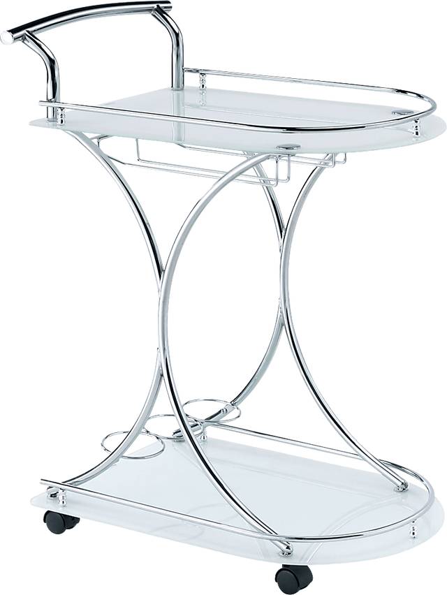 Akahi White Bar Cart - Thumbnail - Image 1